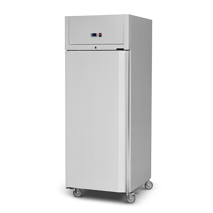 reach-in refrigeartor with stainless steel door